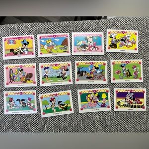Vintage Minnie and Me Disney Trading Cards - Bundle of 12